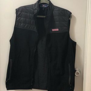 Gray and Black vest